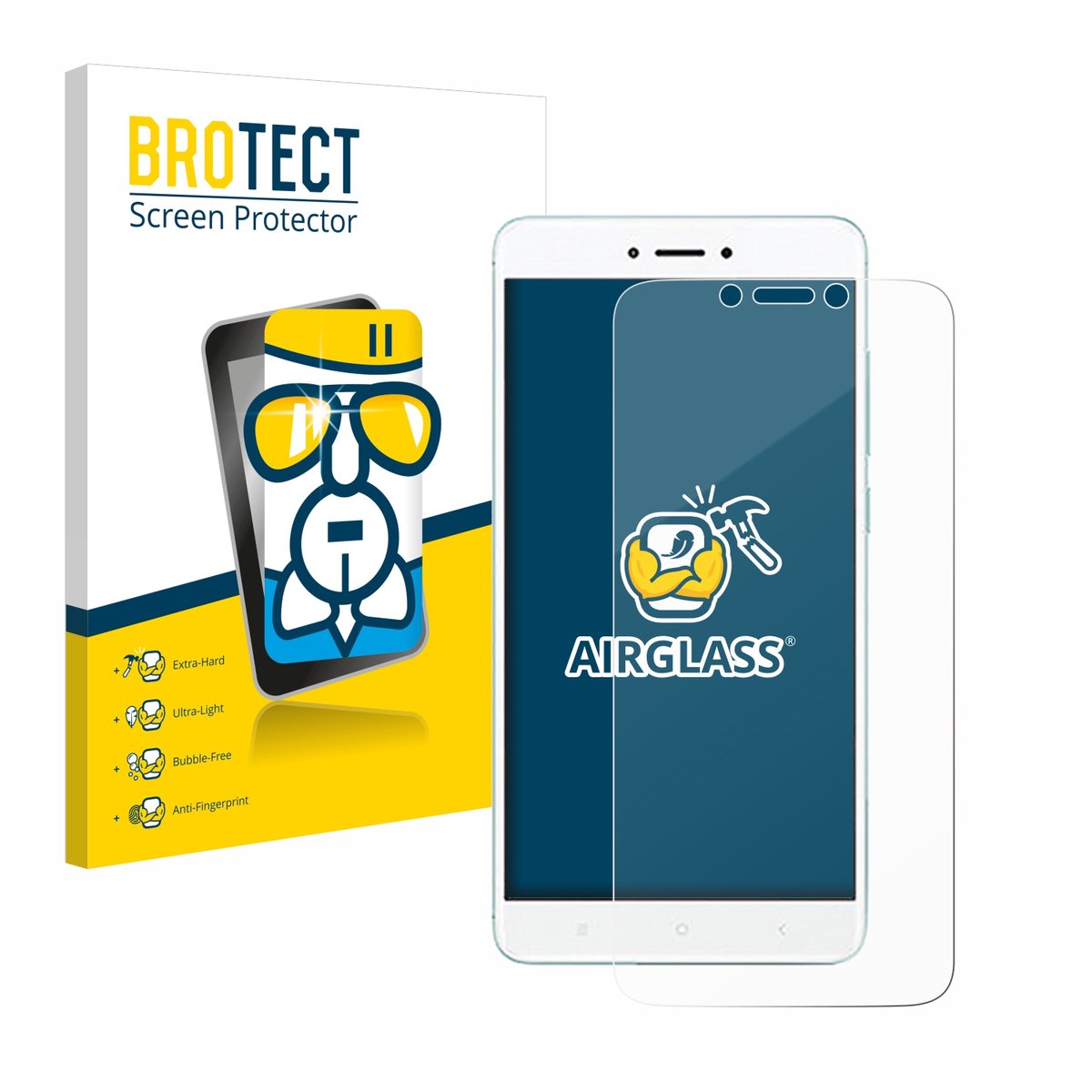 Screenprotector voor Xiaomi Redmi 4X Beschermglas transparant