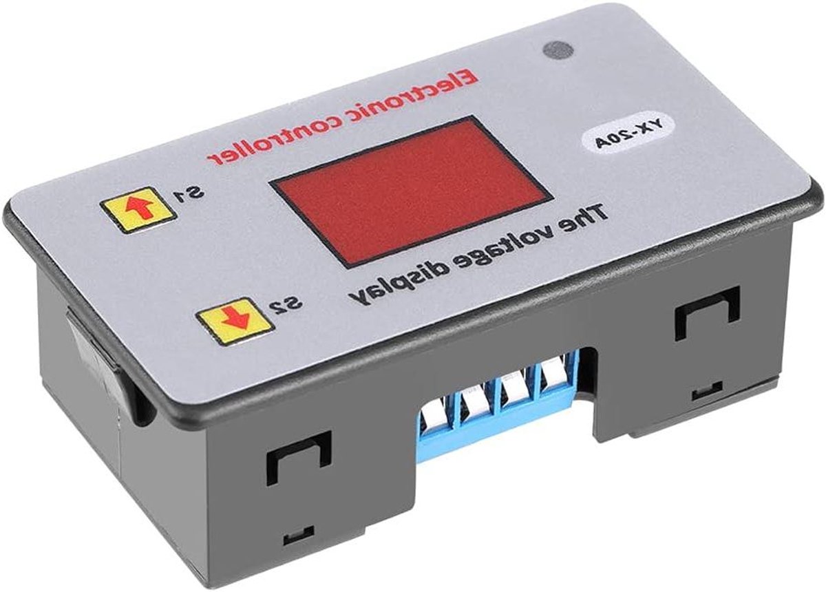 Accubewaker met 12 V spanning en diepontladingsbeveiliging, batterij controller