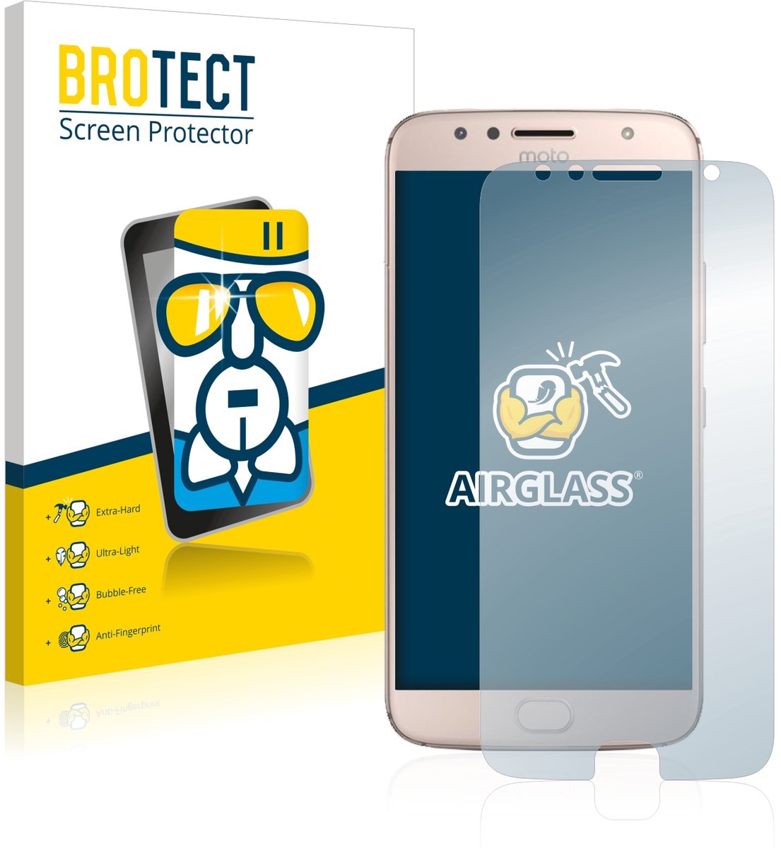 Screenprotector voor Motorola Moto G5S Plus Beschermglas transparant