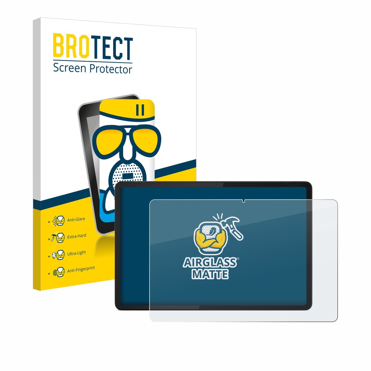 BROTECT - Screenprotector voor Lenovo Tab K11 - Folie Beschermfolie Beschermglas matte