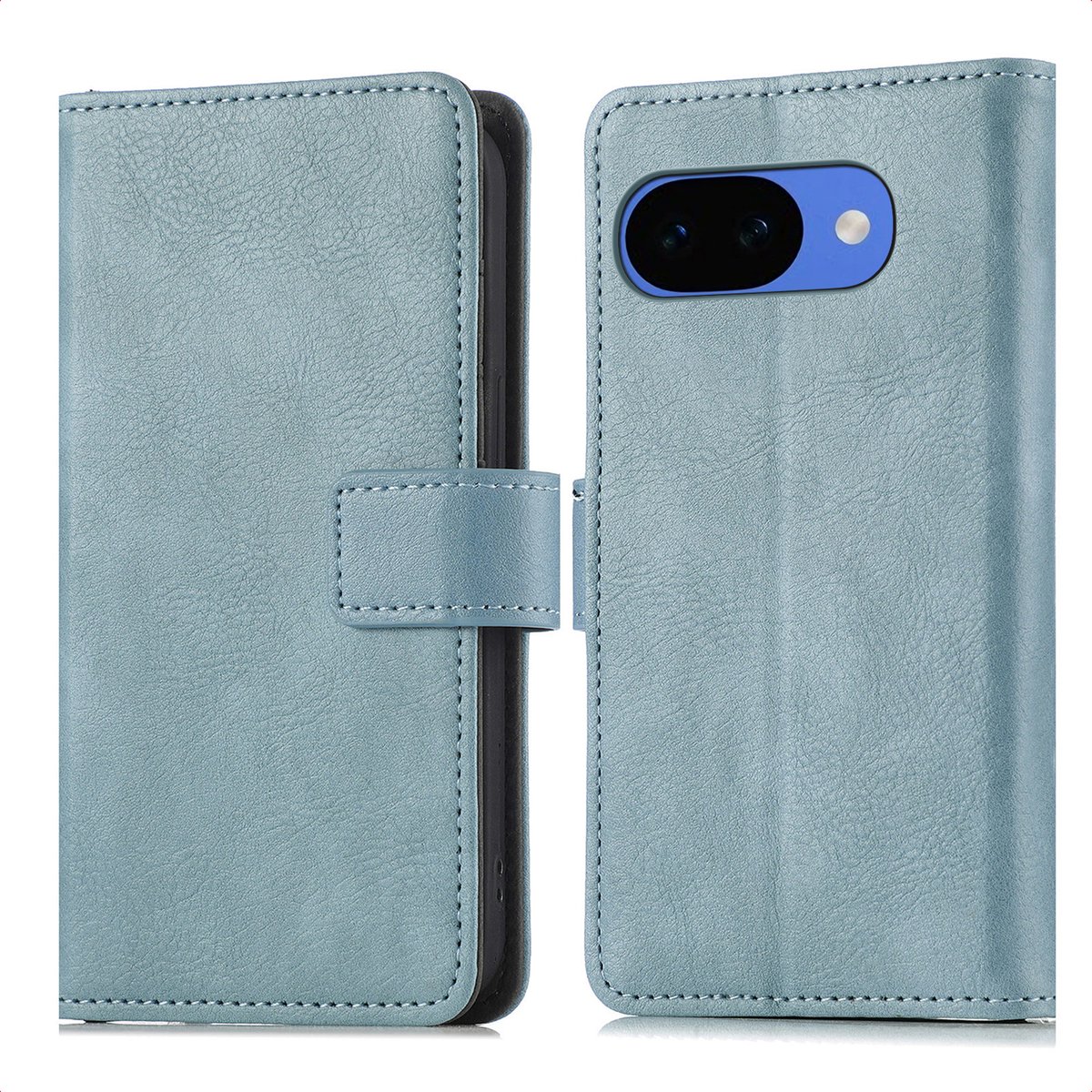 imoshion Hoesje - Geschikt voor Google Pixel 10a - Luxe Bookcase - Lichtblauw