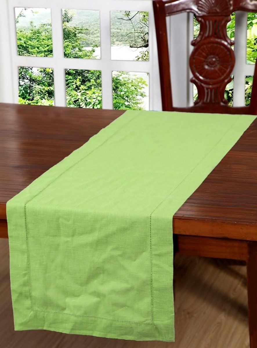 Handgemaakte Gehaakte Tafel Runner van Slub Katoen