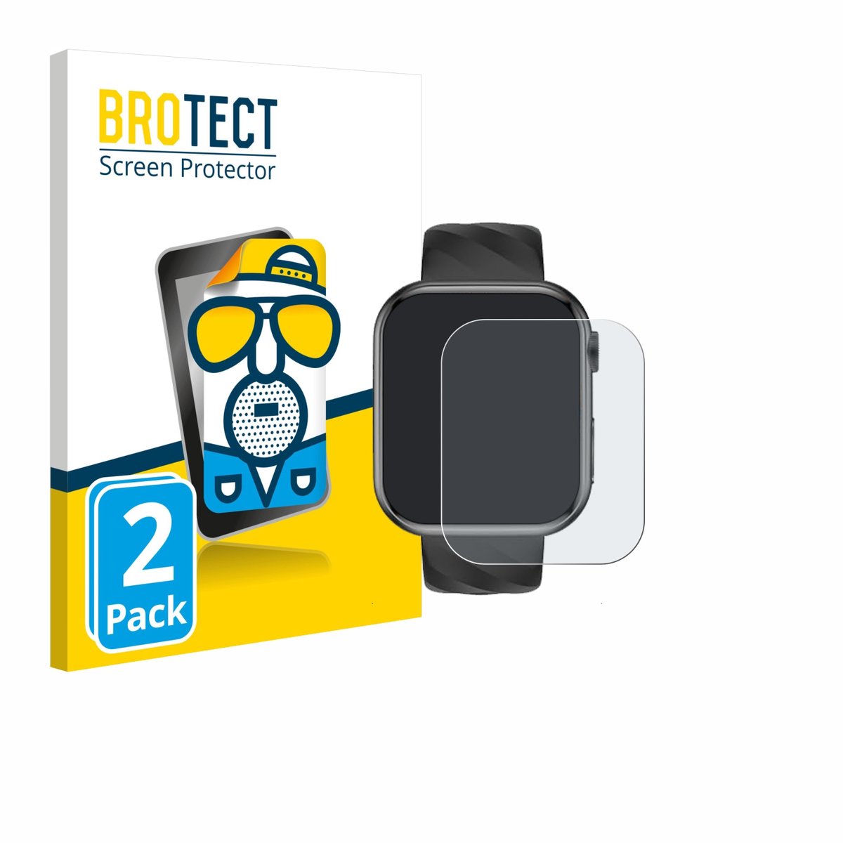BROTECT - Screenprotector voor Lgnitek MT500 1.97" - Folie Beschermfolie matte 2 Stuks