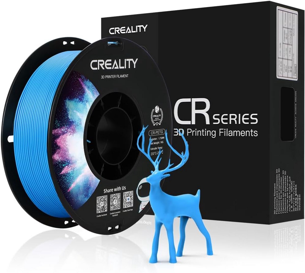 PETG Filament 1.75mm Donkerblauw - Hoge Kwaliteit 3D Printer Spoel