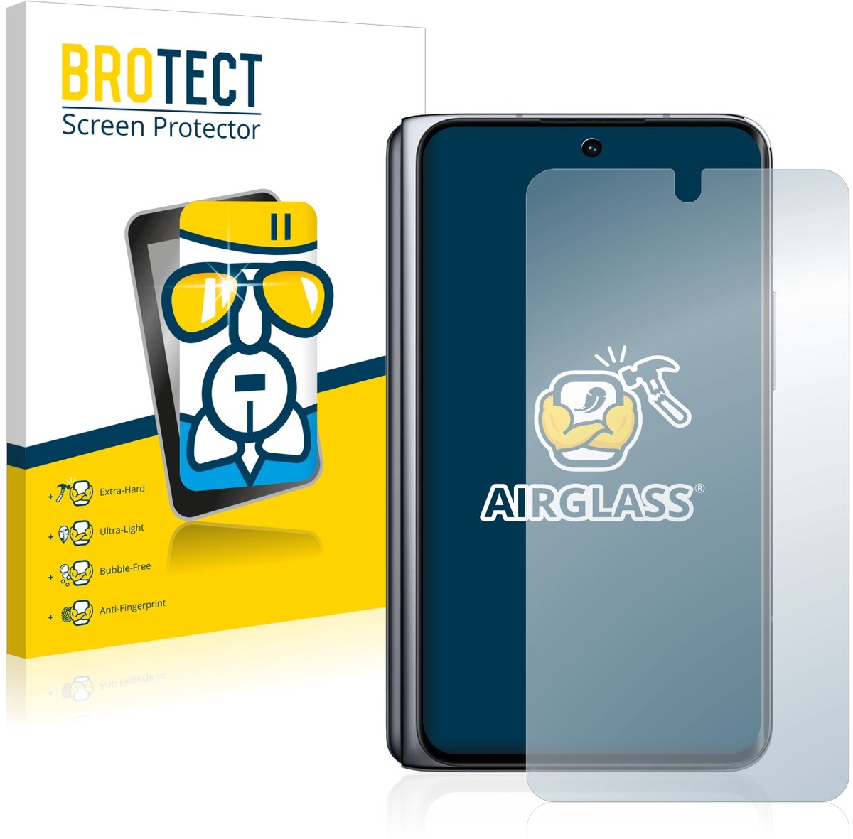Screenprotector voor Oppo Find N Beschermglas transparant