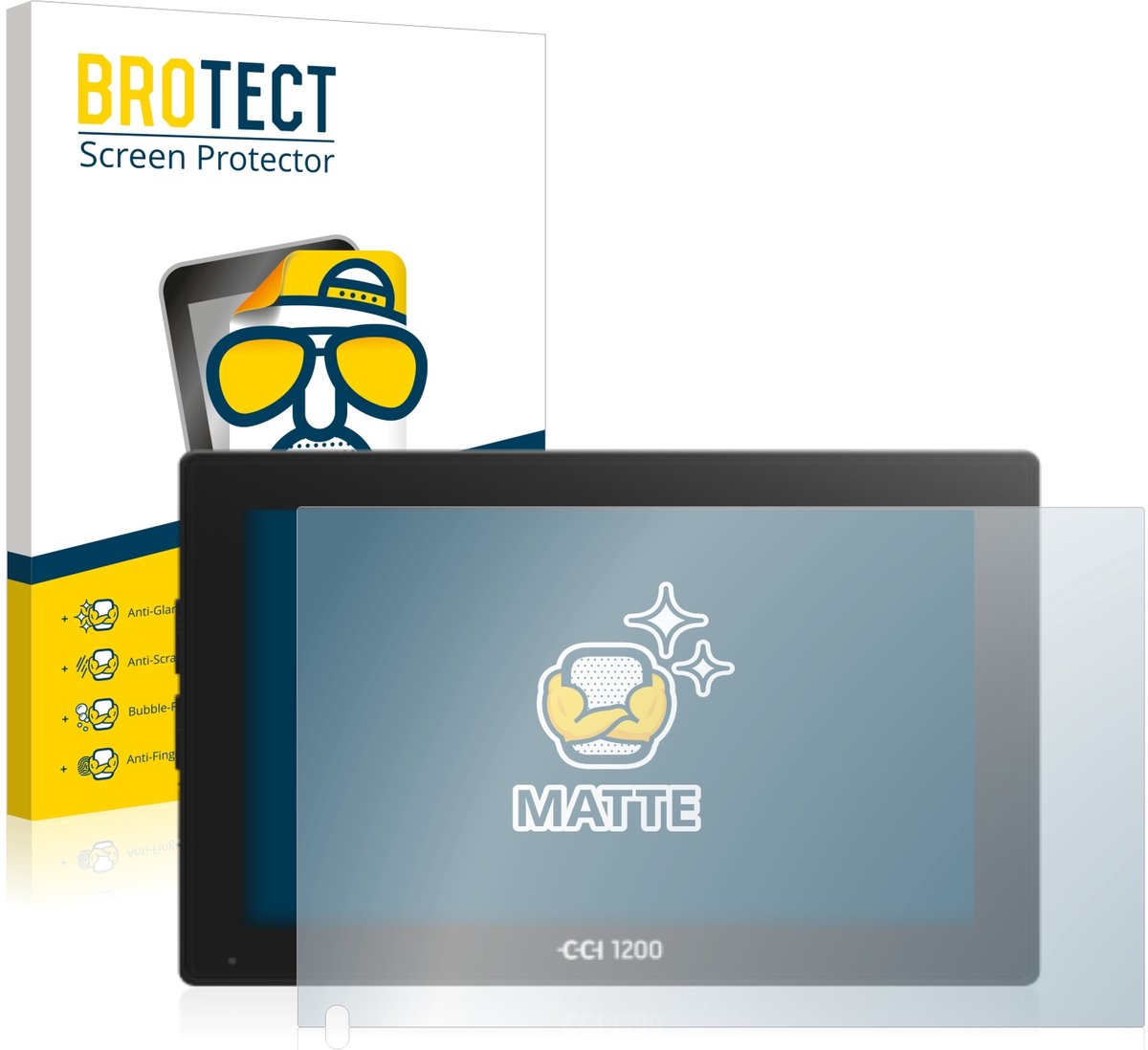 BROTECT - Screenprotector voor Isobus CCI 1200 - Folie Beschermfolie matte