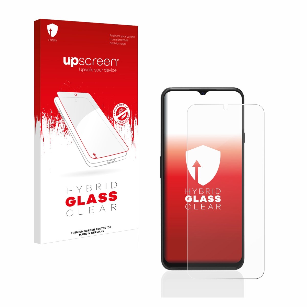 upscreen - Screenprotector voor Cubot P80 - Folie Beschermfolie Beschermglas transparant