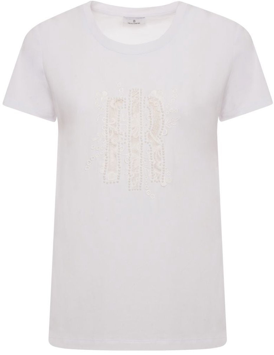 Fracomina - T-Shirt - Wit - S (36)