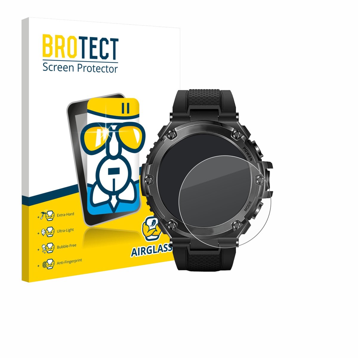 Screenprotector voor Stahlgear Titan Pro Beschermglas transparant