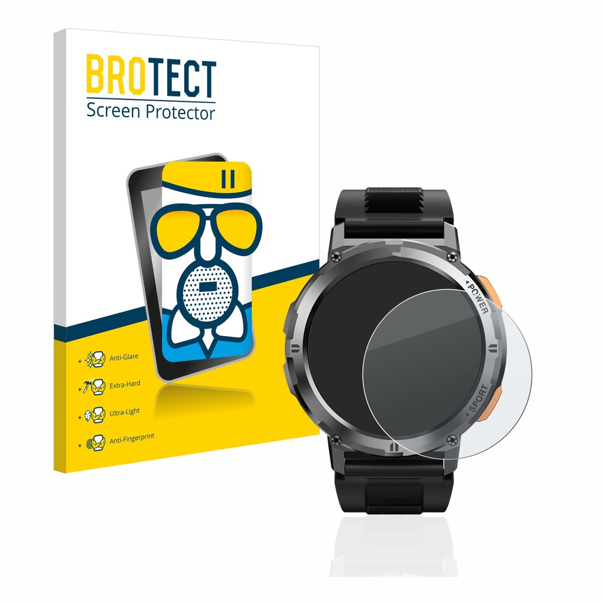 BROTECT - Screenprotector voor Kospet Tank T2 - Folie Beschermfolie Beschermglas matte