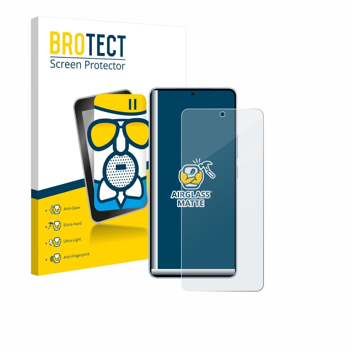 BROTECT - Screenprotector voor Vivo iQOO Neo 11 - Folie Beschermfolie Beschermglas matte
