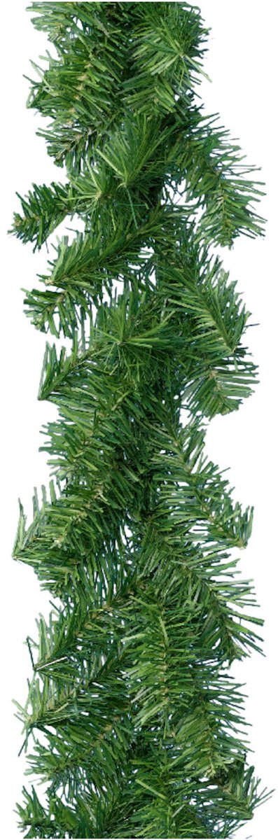 Everlands Dennenslinger/dennen guirlande - groen - 270 x 9,5 cm - PVC - 180 tips