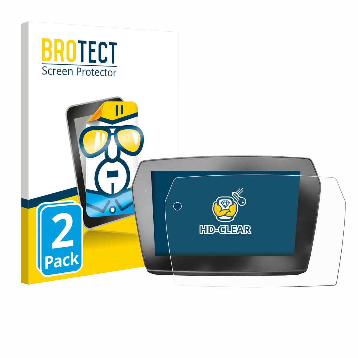 BROTECT - Screenprotector voor Voge 525DSX 2025 - Folie Beschermfolie transparant 2 Stuks