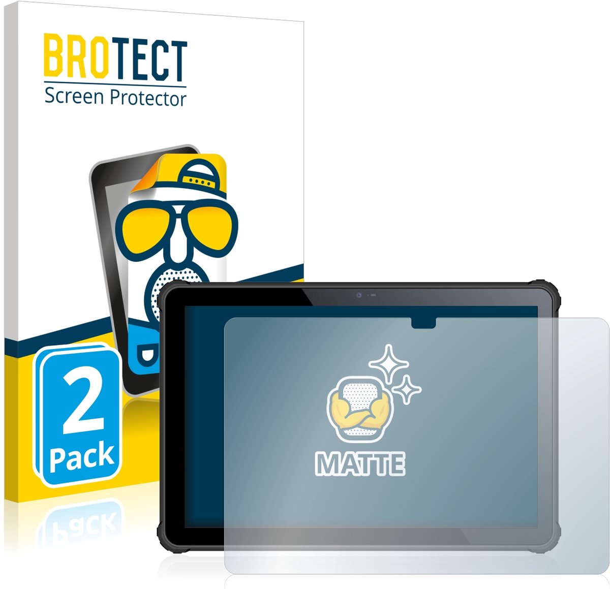 BROTECT - Screenprotector voor Oukitel RT2 - Folie Beschermfolie matte 2 Stuks