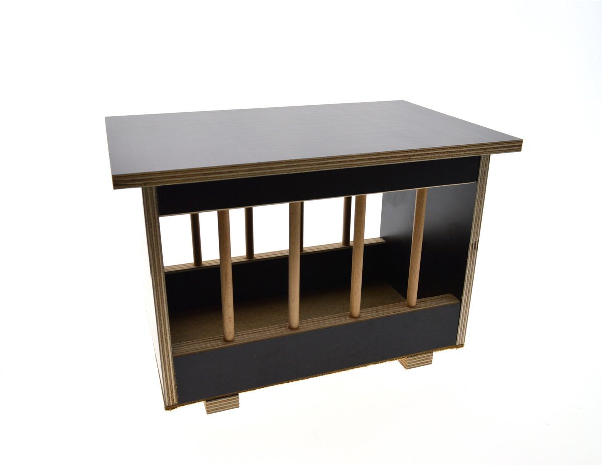 Wielink Voerbak met plastic binnenbak 103X18.5X19.5CM
