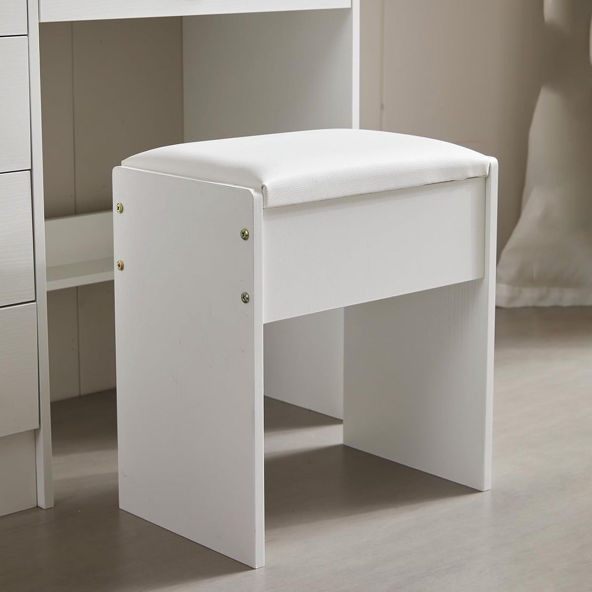 Comfortabele kruk voor make-uptafel en kaptafel