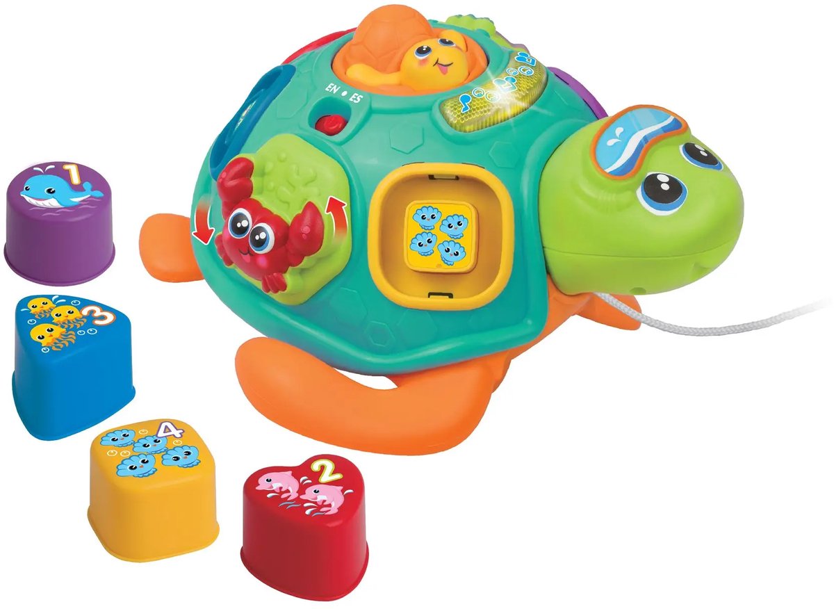 WINFUN Trek de Sort 'N Learn-schildpad mee