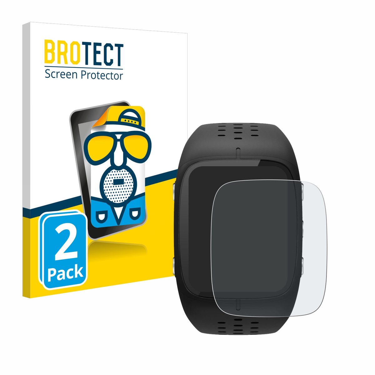 BROTECT - Screenprotector voor Polar M430 - Folie Beschermfolie matte 2 Stuks