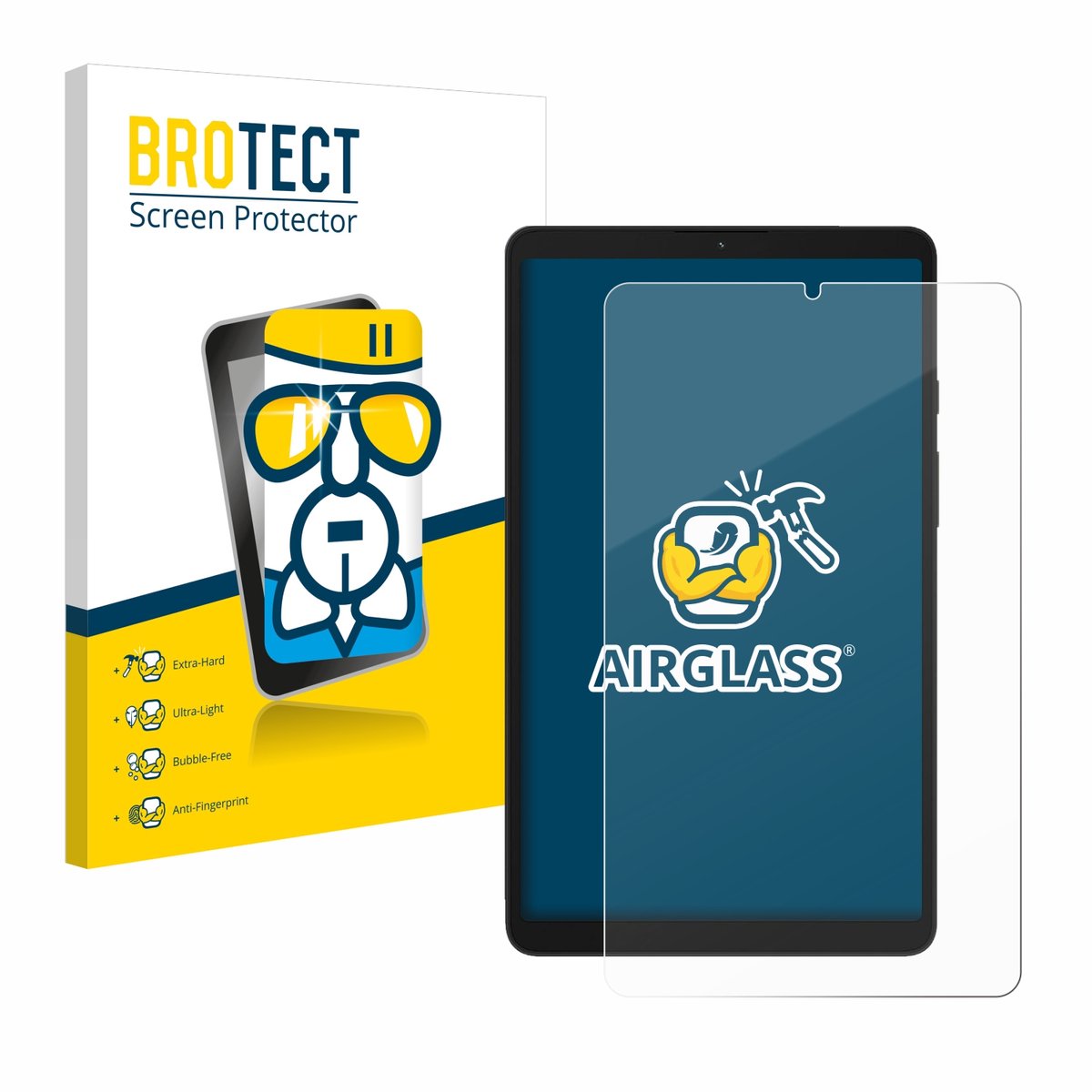 Screenprotector voor Samsung Galaxy Tab A9 WiFi Beschermglas transparant