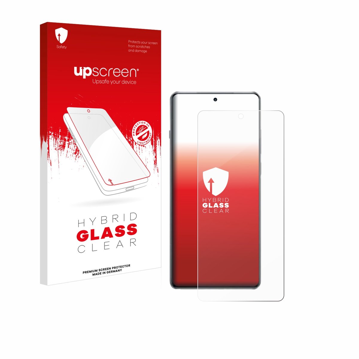 upscreen - Screenprotector voor OnePlus 13R - Folie Beschermfolie Beschermglas transparant