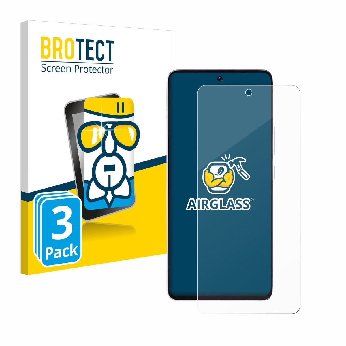 Screenprotector 3 Stuks voor Xiaomi Poco M7 Pro 5G Beschermglas transparant