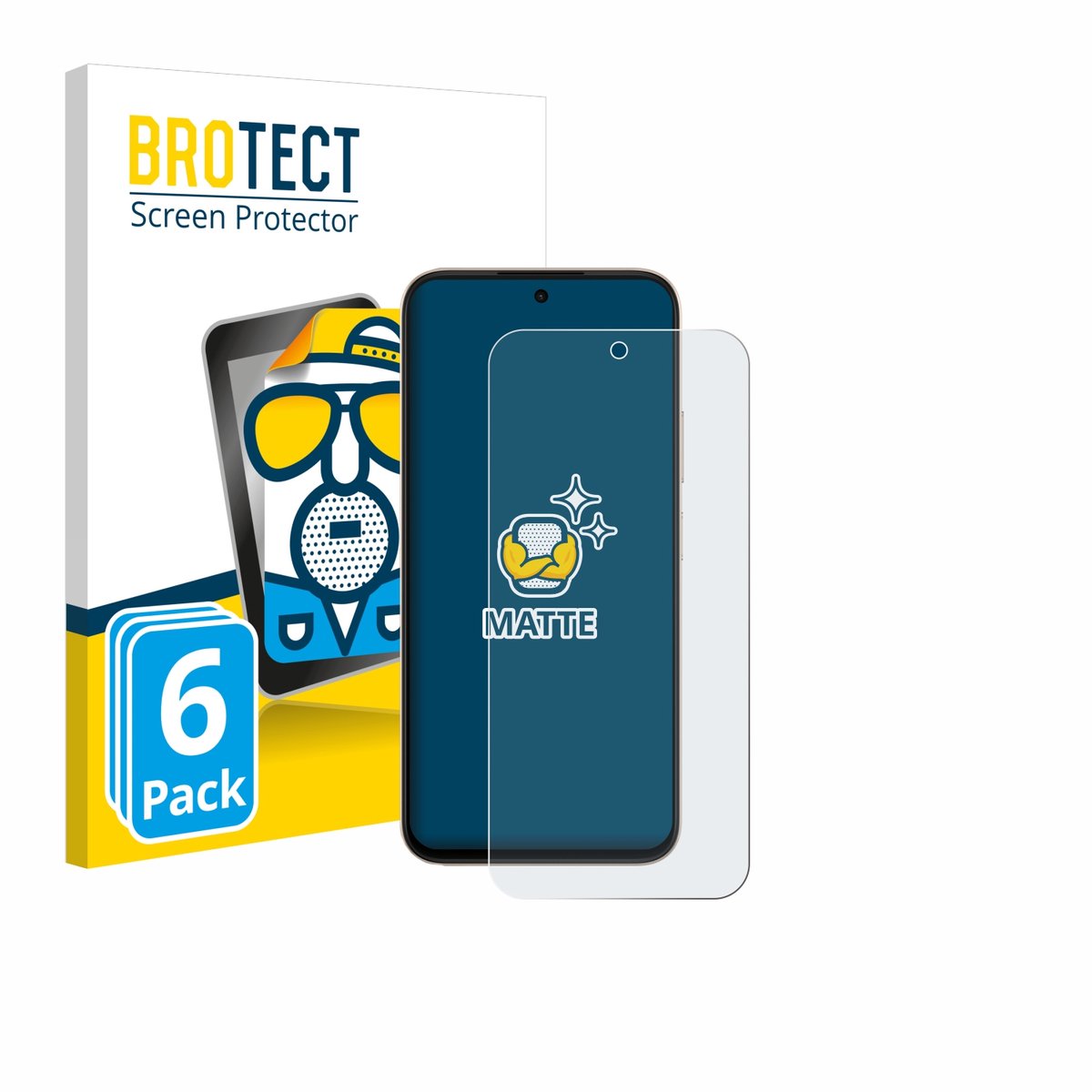 BROTECT - Screenprotector voor Oppo A6t - Folie Beschermfolie matte 6 Stuks