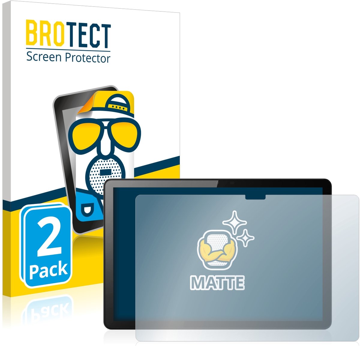 BROTECT - Screenprotector voor Lenovo Tab M10 (3. Gen.) - Folie Beschermfolie matte 2 Stuks