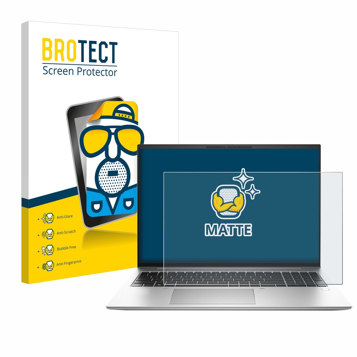 BROTECT - Screenprotector voor HP EliteBook 840 G9 - Folie Beschermfolie matte