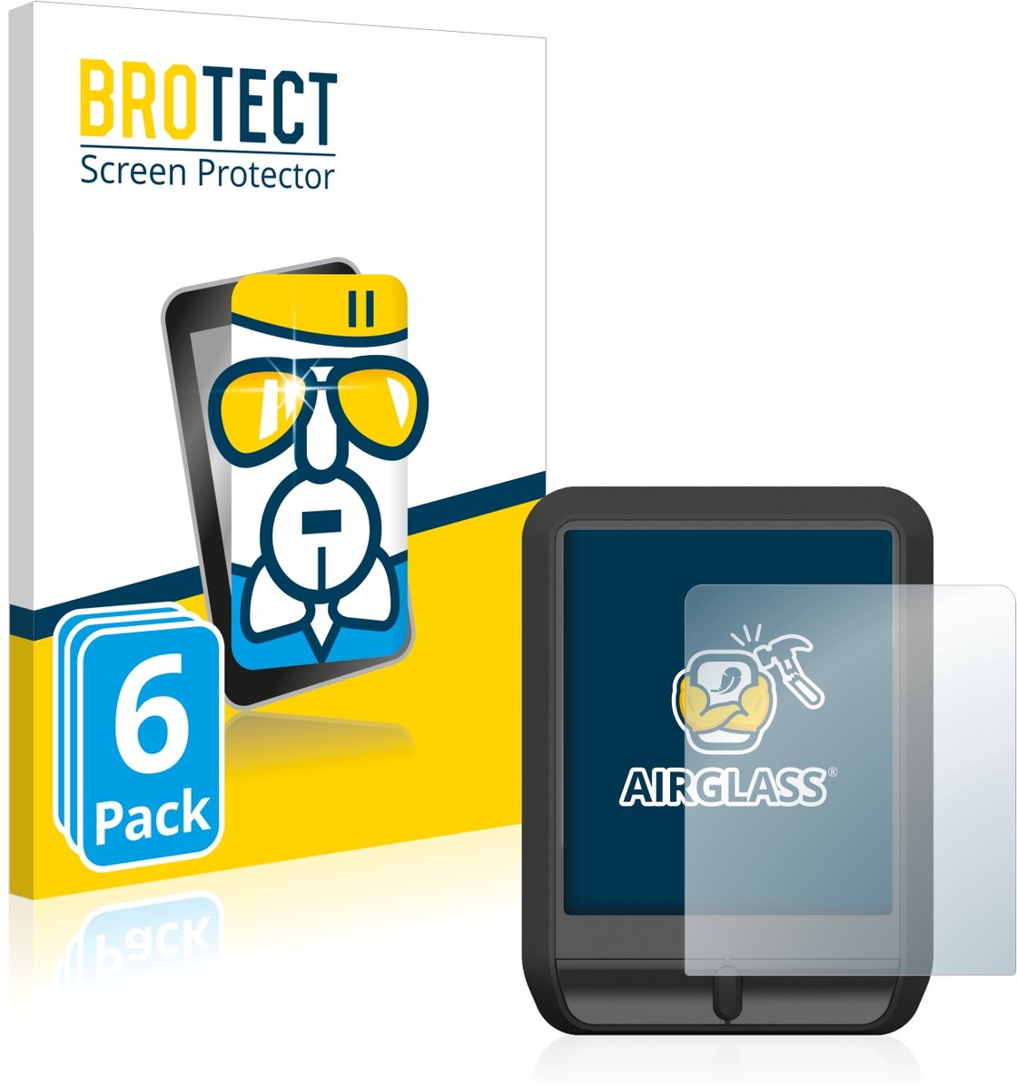 Screenprotector 6 Stuks voor Mahle Pulsar One Beschermglas transparant