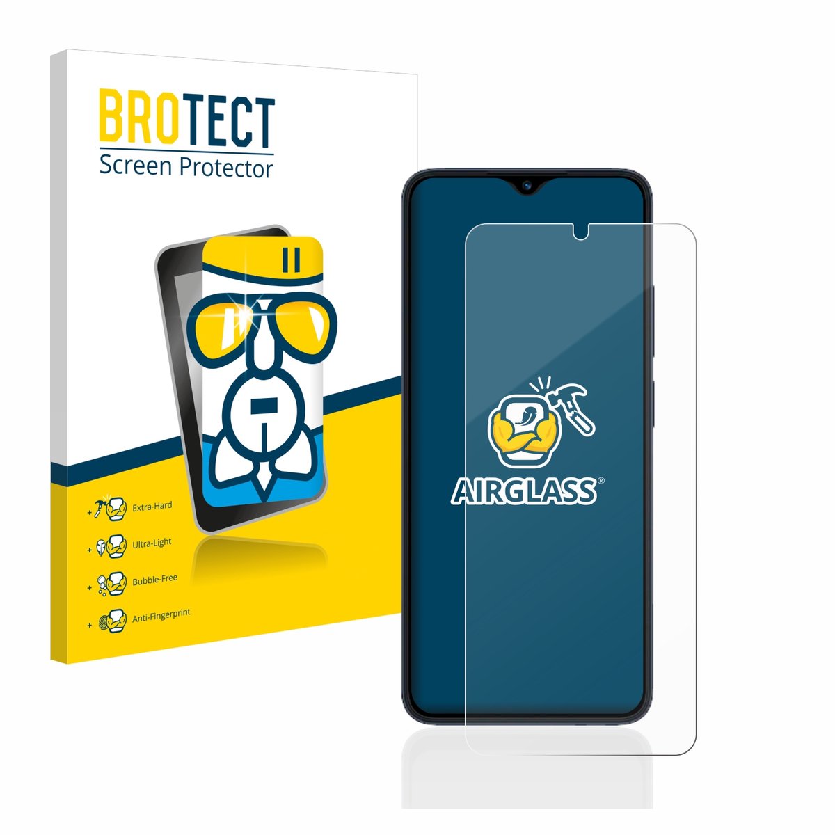 Screenprotector voor Xiaomi Redmi 12C Beschermglas transparant