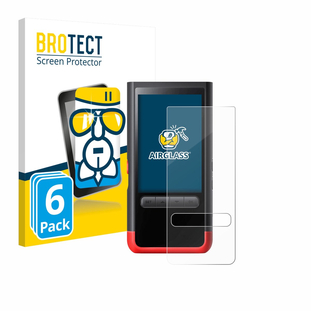 Screenprotector 6 Stuks voor ThermoMaven P2 Beschermglas transparant