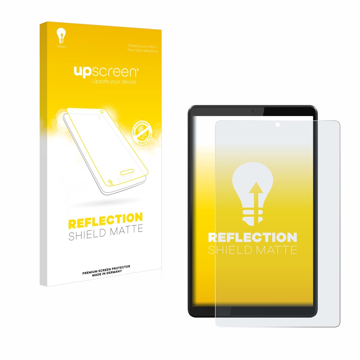 upscreen - Screenprotector voor Lenovo Tab M8 - Folie Beschermfolie anti glare matte
