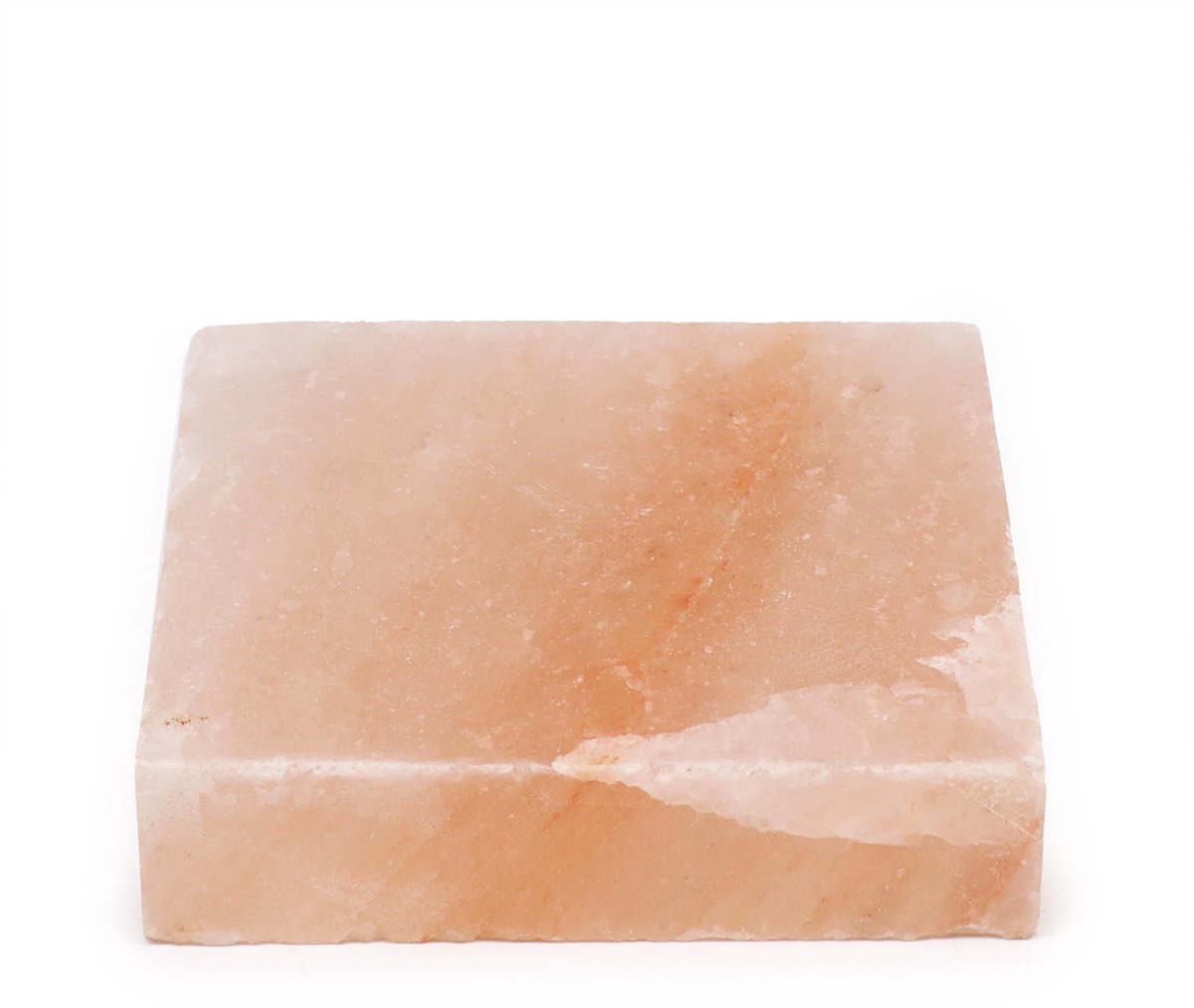 Ancient Wisdom - Decoratief dienblad - Himalaya zout kookplaat vierkant 20x20x5cm - servee