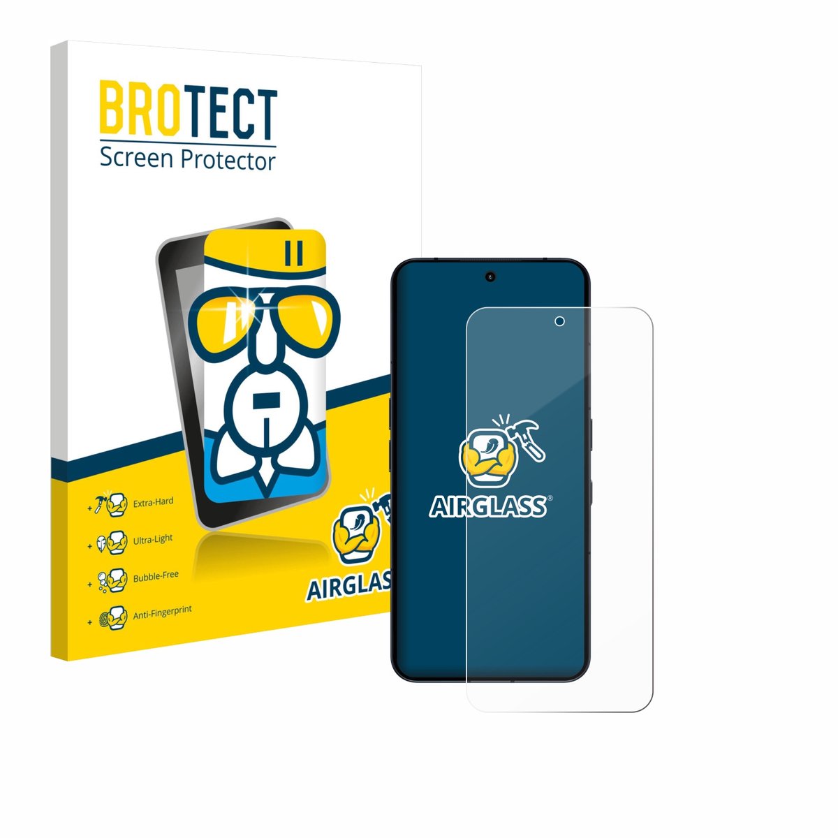 Screenprotector voor Nothing Phone (3) Beschermglas transparant