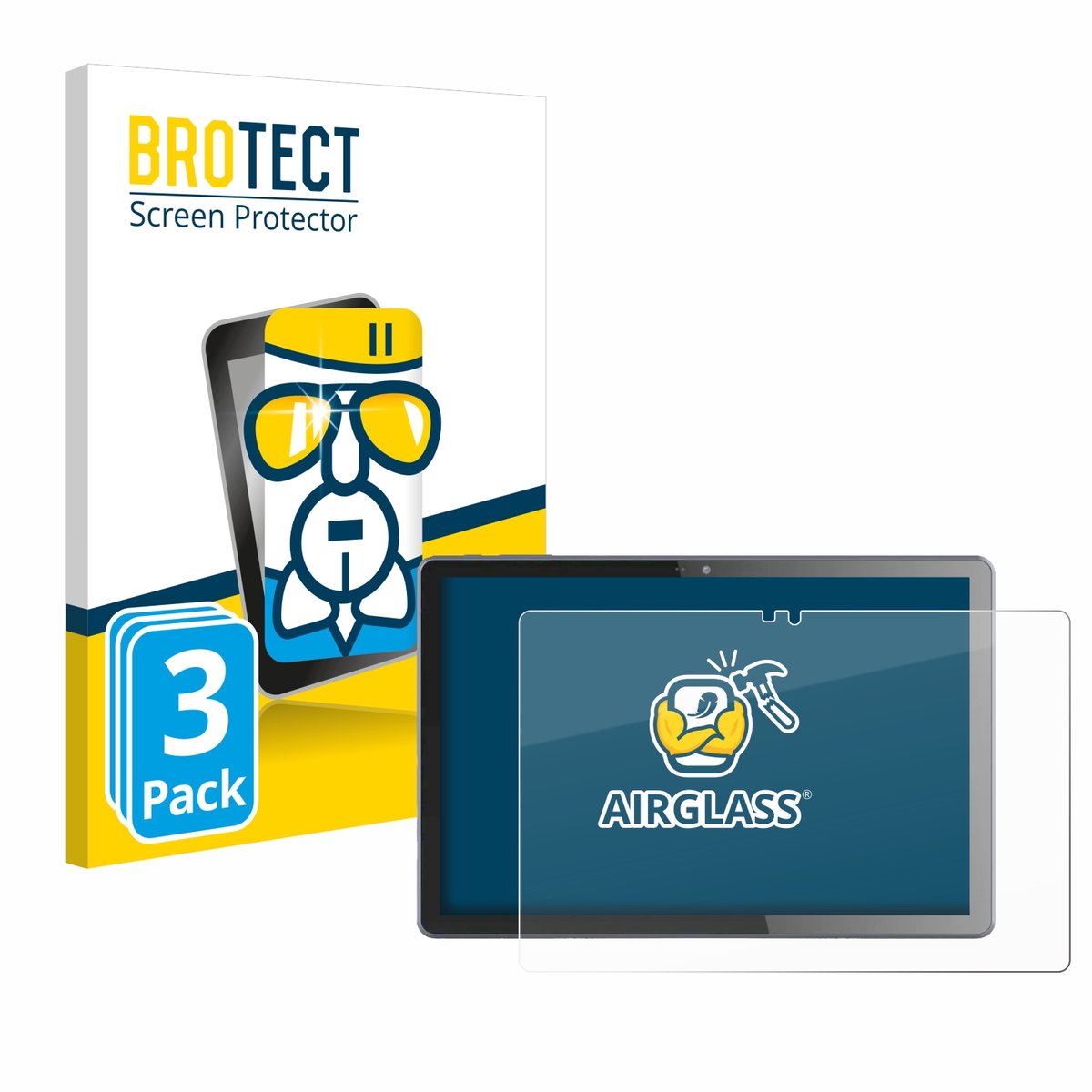 Screenprotector 3 Stuks voor VALE V10E-LTE Beschermglas transparant