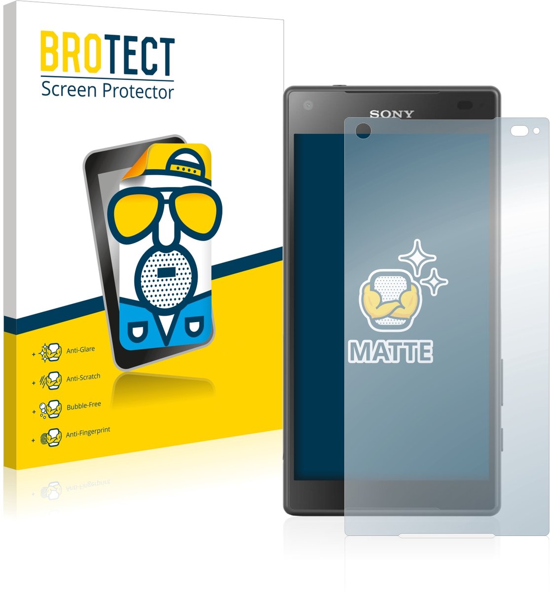 BROTECT - Screenprotector voor Sony Xperia Z5 Compact - Folie Beschermfolie matte 2 Stuks