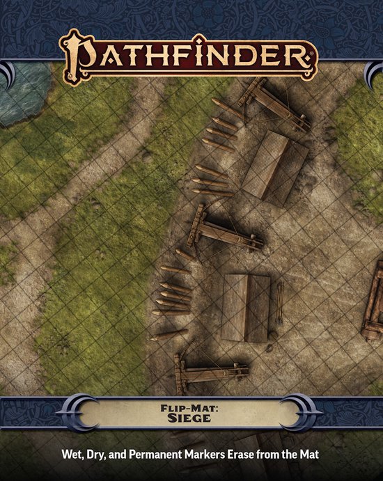 Pathfinder Flip-Mats- Pathfinder Flip-Mat: Siege - cover