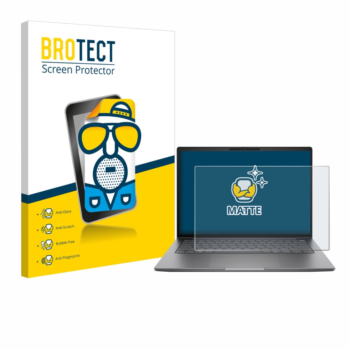 BROTECT - Screenprotector voor HP ZBook 8 G1i 14" - Folie Beschermfolie matte