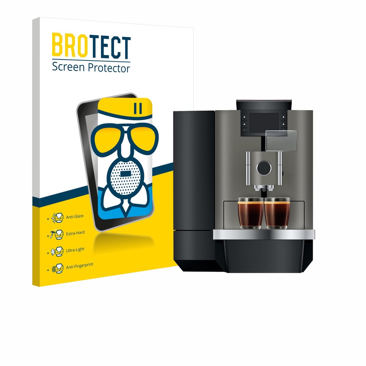 BROTECT - Screenprotector voor Jura X10 - Folie Beschermfolie Beschermglas matte
