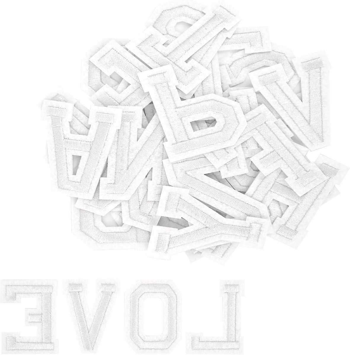 52 stuks strijkletters voor DIY-projecten en kleding - letters A tot Z
