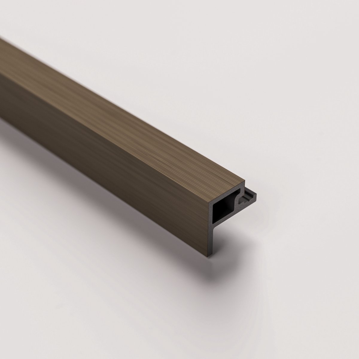 Barnwoodweb WPC Startprofiel Eiken – 270 × 2,6 × 4,9 cm - Startprofiel voor WPC Buitenpanelen Eiken