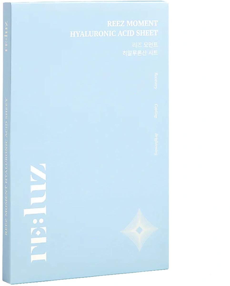 Reluz Hyaluronic Acid Gel Sheet / Intensief hydraterend hydrogelmasker met hyaluronzuur 1 st