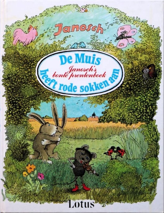 Muis heeft rode sokken aan