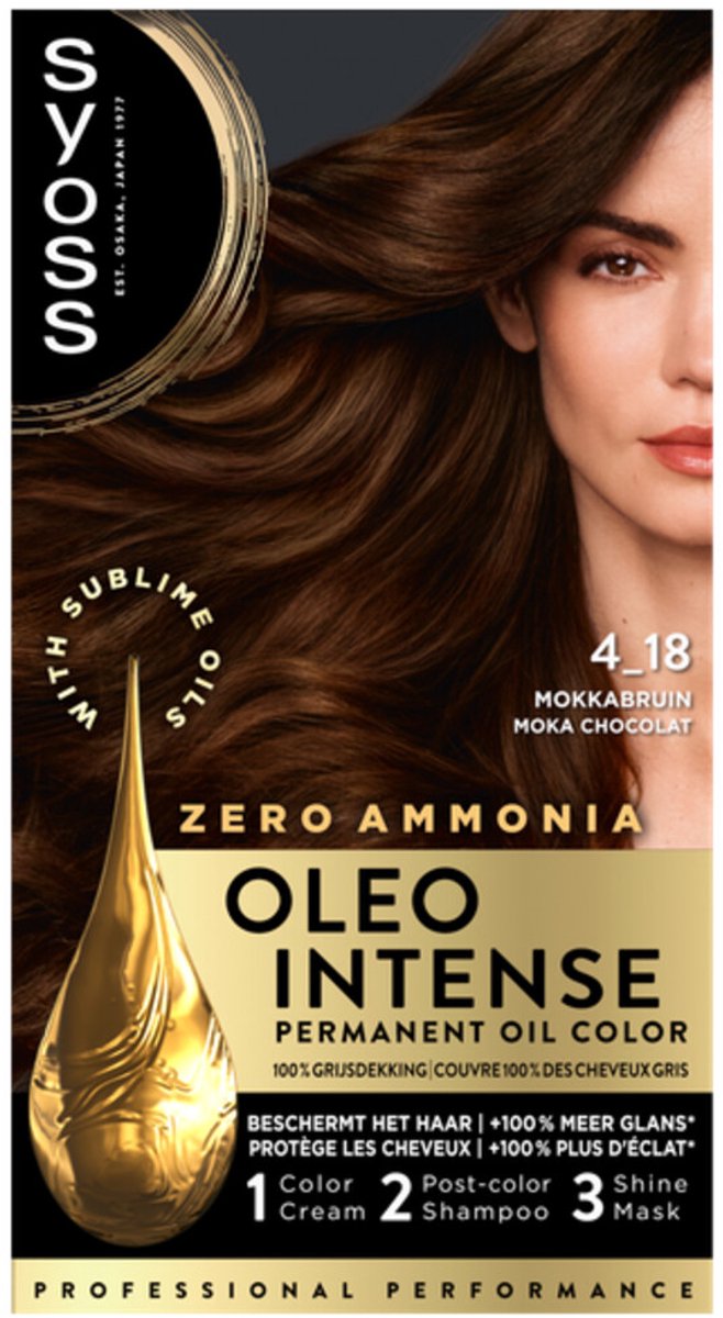 Syoss Oleo Intense 4-18 Mokka Bruin Voordeelverpakking
