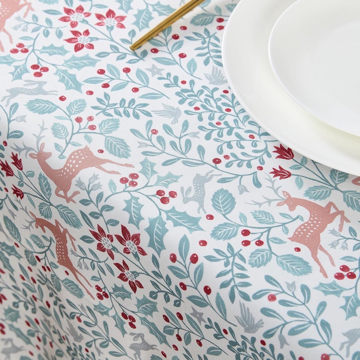 Rond Tafelkleed 178 cm - Waterafstotend, Vlekbestendig en Wasbaar Polyester