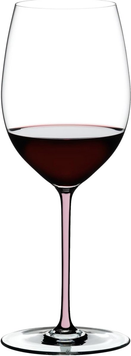 Luxe Handgemaakte Wijnglashouder Cabernet/Merlot - Kristalglas in Helder en Rosé