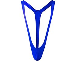 Heren Mankini String Zwembroek V-Hals Strandoutfit Party Kleding