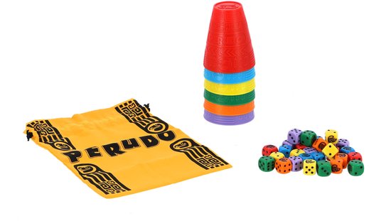 Zygomatic Board Game Studio Perudo - Dobbelsteen blufspel met bekers - 2-6 spelers