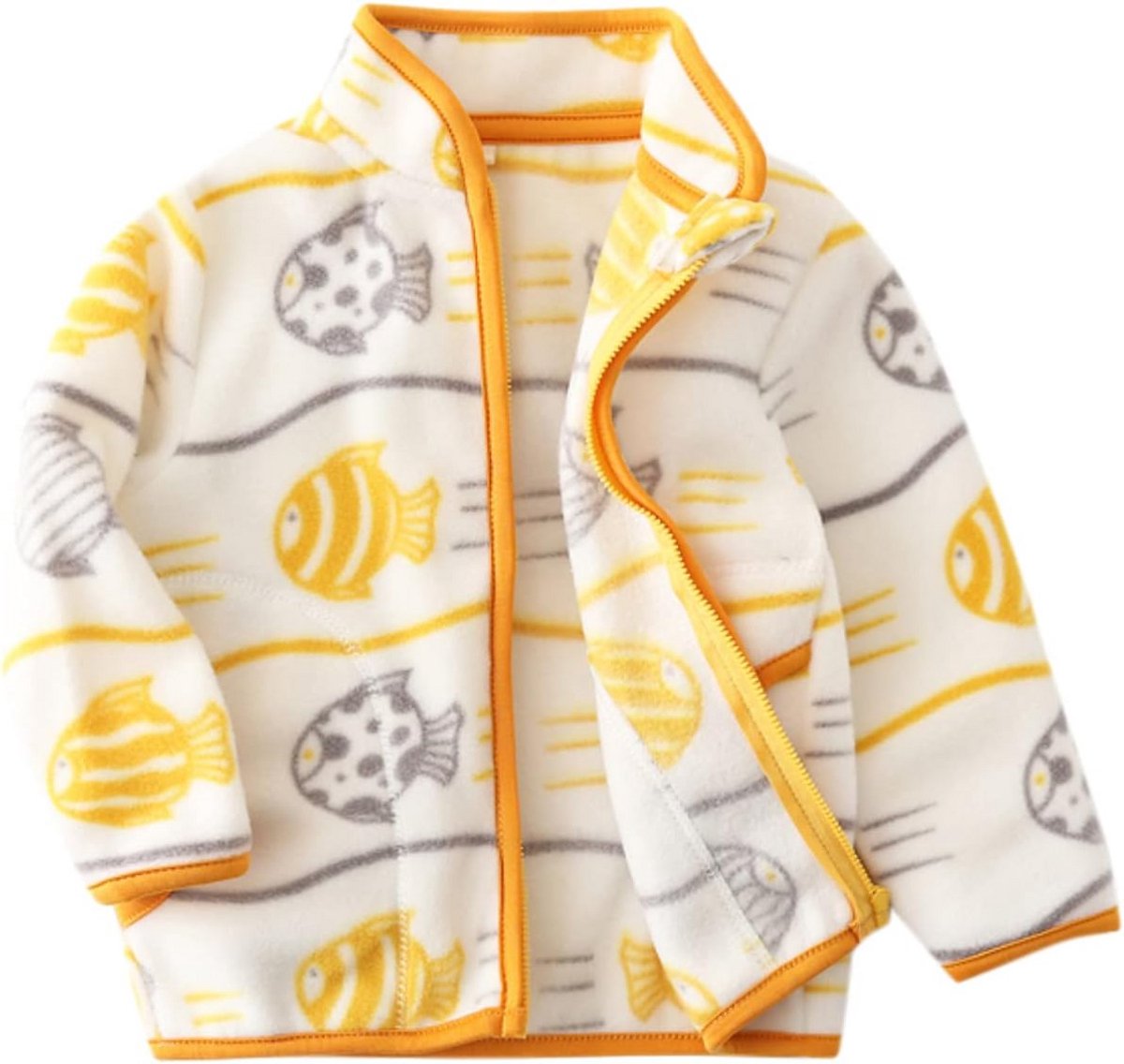 Warme Fleece Jas met Cartoonprint voor Baby Jongens (2-6 jaar) - Zachte Sweater