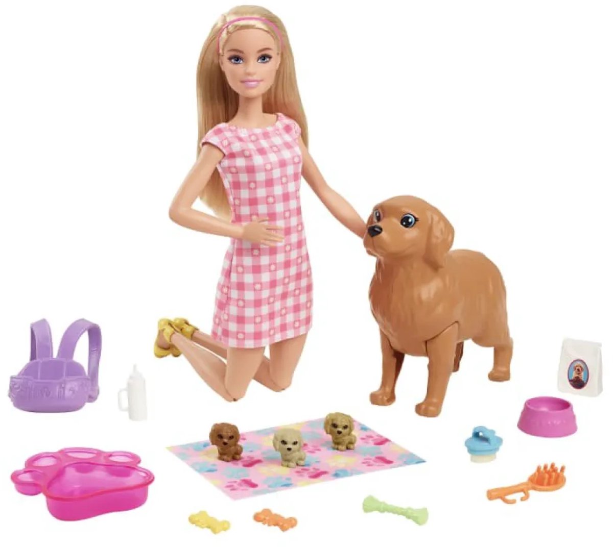 Barbie met Hond en Puppy's - Barbiepop — afbeelding 13